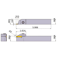 GYQR2525M00-H08 HOLDER