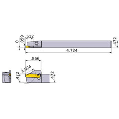 GYSL1212JX00-C13 TURNING HOLDER