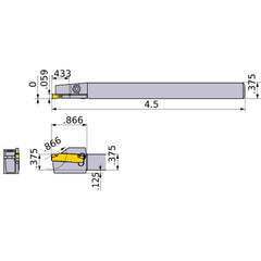 GYSLUS06B00-C11 TURNING HOLDER