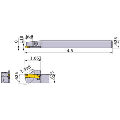 GYSLUS10B00-F17 TURNING HOLDER