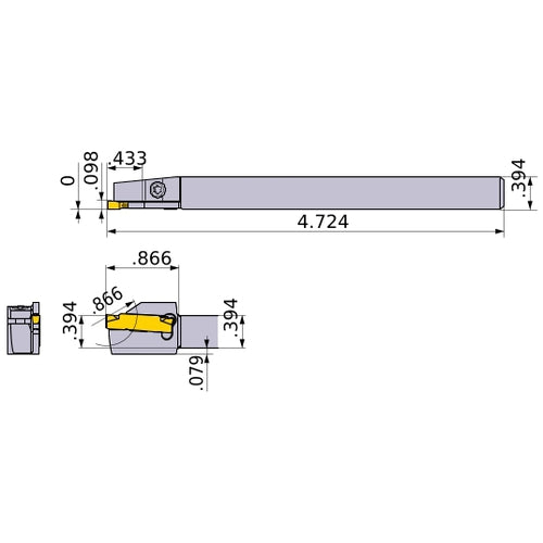 GYSR1010JX00-E11 TURNING HOLDER
