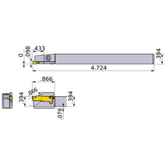 GYSR1010JX00-E11 TURNING HOLDER