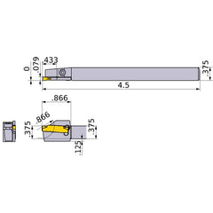 GYSRUS06B00-D11 TURNING HOLDER