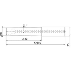 IMX16A0750N343L59C CARB HOLDR TAPER