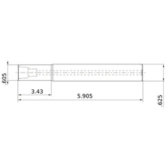 IMX16-U0625N343L59C CARB HOLDR LONG
