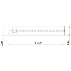IMX25-S25L160C CARBIDE HOLDER LONG