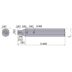 RBH16300A BORING BAR