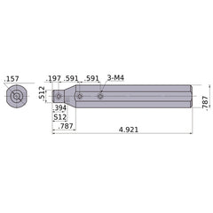 RBH2040N BORING BAR