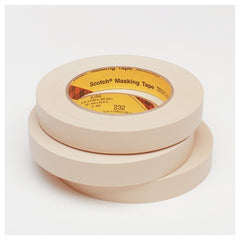 3M High Performance Masking Tape 232 Tan 12 mm × 55 m 6.3 mil - Americas Industrial Supply