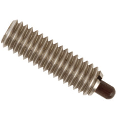 End Force Spring Plunger - 6.6 lbs Initial End Force, 17.4 lbs Final End Force (1/2″–13 Thread) - Americas Industrial Supply
