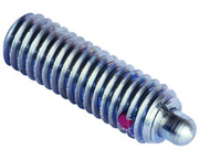 End Force Spring Plunger - 6.7 lbs Initial End Force, 37.3 lbs Final End Force (3/4-10 Thread) - Americas Industrial Supply