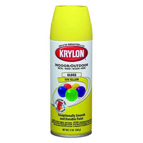Interior/Exterior Industrial Maintenance Paint Sun Yellow - Americas Industrial Supply