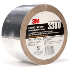 List 3380 72mm x 45m Aluminum Foil Tape - Silver - Americas Industrial Supply
