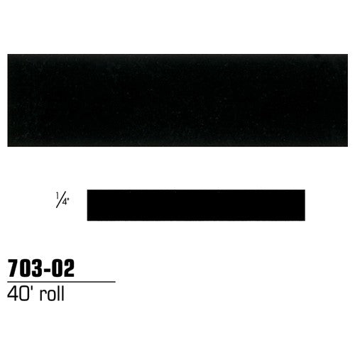 1/4 in × 40 ft 3M™ Scotchcal™ Striping Ta Black Alt Mfg # 70302 - Americas Industrial Supply