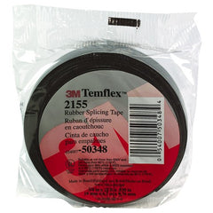 3M Temflex Rubber Splicing Tape 2155 3/4″ × 22 ft Black - Americas Industrial Supply