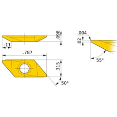 BTAT552801R-B TURNING INSERT