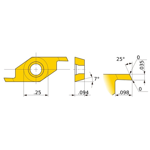 CSVTC0950R-B VP15KZ INSERT