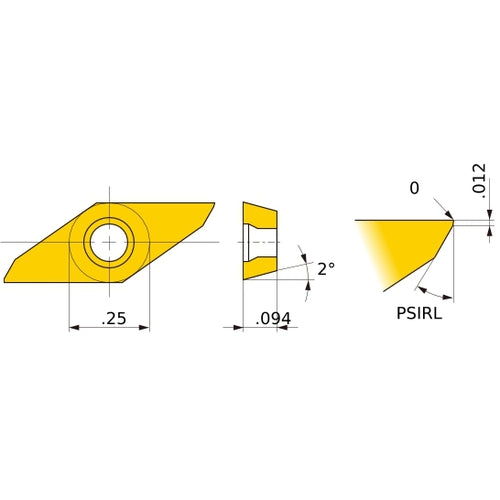 CSVTF30BR VP15KZ INSERT