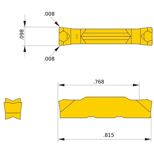 GY2M0250E020N-GU NX2525 GY INSERT