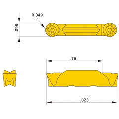 GY2M0250E125N-BM NX2525 GY INSERT