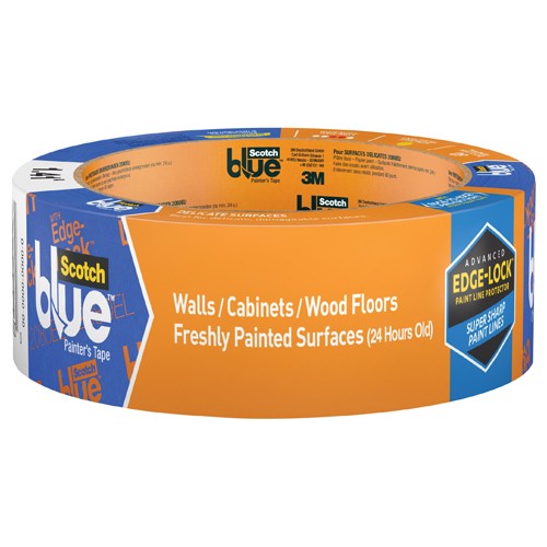‎ScotchBlue WALLS + WOOD FLOORS Painter's Tape 2080EL-36CVP 1.41″ × 60 yd (36 mm × 54 8 m) - Americas Industrial Supply