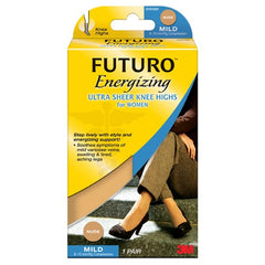 FUTURO Ultra Sheer Knee Highs for Women 71015NEN Large Nude - Americas Industrial Supply