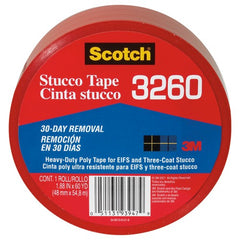 Scotch Stucco Tape 3260-A 1.88″ × 60 yd (48 mm × 54.8 m) Stucco Tape - Americas Industrial Supply
