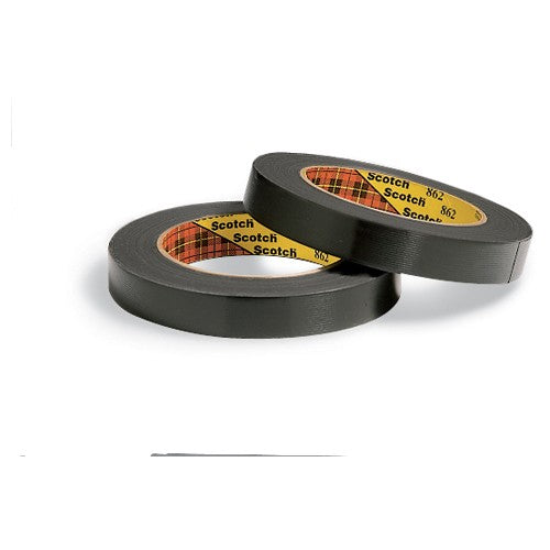 18 mm × 330 m Scotch Reinforced Strapping Tp Black Alt Mfg # 25249 - Americas Industrial Supply