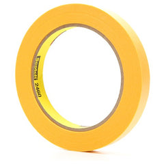 Scotch Ultimate Paint Edge Masking Tape 2460 Gold 1/2″ × 60 yd 3.3 mil - Americas Industrial Supply