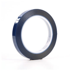 3M Polyester Tape 8991 Blue 1/2″ × 72 yd 2.4 mil - Americas Industrial Supply