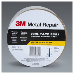 3M Aluminum Foil Tape 3381 Silver 1.88″ × 50 yd 2.8 mil - Americas Industrial Supply
