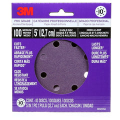 ‎3M Pro Grade Sanding Discs 88520NA-9-B 5″ × 8 Hole 100 grit - Americas Industrial Supply