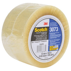 Scotch Recycled Corrugate Box Sealing Tape 3073 Clear 72 mm × 100 m - Americas Industrial Supply