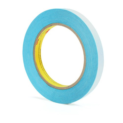 3M Repulpable Double Coated Flying Splice Tape 913 Blue 12 mm × 33 m 3 mil - Americas Industrial Supply
