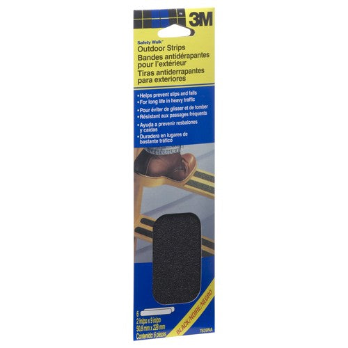 3M Safety-Walk Slip Resistant Tape 610B-T2X9 Black 2″ × 9″ - Americas Industrial Supply
