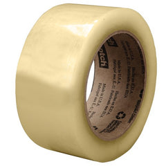 Scotch Recycled Corrugate Box Sealing Tape 3071 Clear 48 mm × 100 m - Americas Industrial Supply