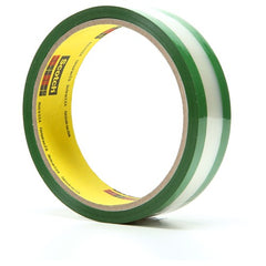 3M Riveters Tape 685 Transparent with Green Adhesive 1″ × 36 yd 1.7 mil - Americas Industrial Supply