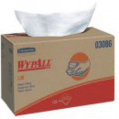 Dry Wipe, WYPALL L30, 9 3/4 in × 10 in, Number of Sheets 120, White - Americas Industrial Supply