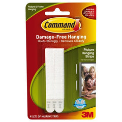 Command Narrow Picture Hanging Strips 17207-ES