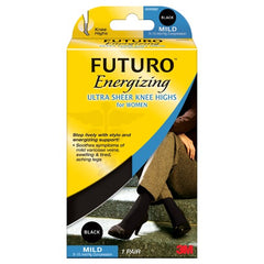 Large Black FUTURO™ Ultra Sheer Knee High Alt Mfg # 20086 - Americas Industrial Supply