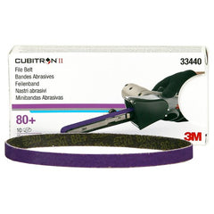 3M Cubitron II File Belt 33440 80+ 10 mm × 330 mm (3/8″ × 13″) - Americas Industrial Supply