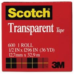 1X2592" TRANSPARENT TAPE 600-72 - Americas Industrial Supply