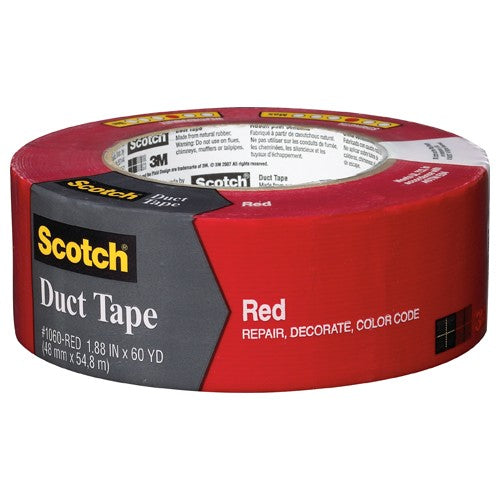 3M Red Duct Tape 3960-RD 1.88″ × 60 yd (48 mm × 54 8 m) - Americas Industrial Supply