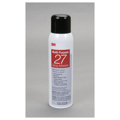 3M Multi-Purpose Spray Adhesive 27 Clear 16 fl oz Can (Net Wt 13.05oz) NOT FOR SALE IN CA AND OTHER STATES - Americas Industrial Supply