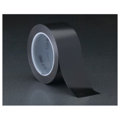3M Vinyl Tape 471 Black 1/4″ × 36 yd 5.2 mil Individually Wrapped Conveniently Packaged - Americas Industrial Supply
