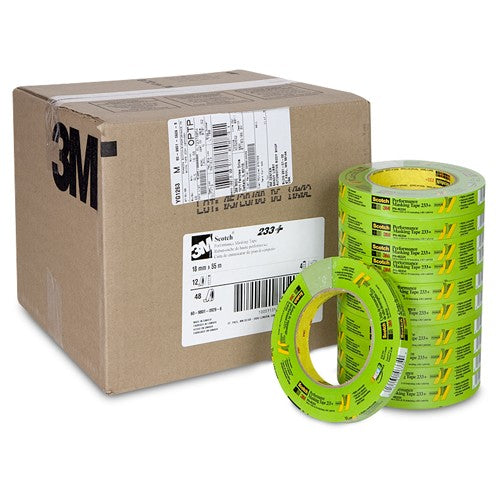 Scotch Performance Masking Tape 233+ 46334 18 mm × 55 m - Americas Industrial Supply