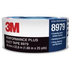 List 8979 72mm x 54.8m Performance Plus Duct Tape - Black - Americas Industrial Supply