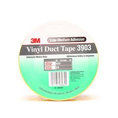 3M Vinyl Duct Tape 3903 Yellow 2″ × 50 yd 6.5 mil 2 Individually Wrapped Conveniently Packaged - Americas Industrial Supply