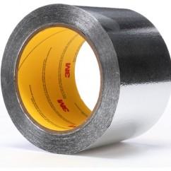 List 4380 3" x 55yds Aluminum Foil Tape - Silver - Americas Industrial Supply