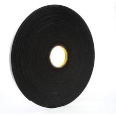 1/2X36 YDS 4718 BLK VINYL FOAM TAPE - Americas Industrial Supply